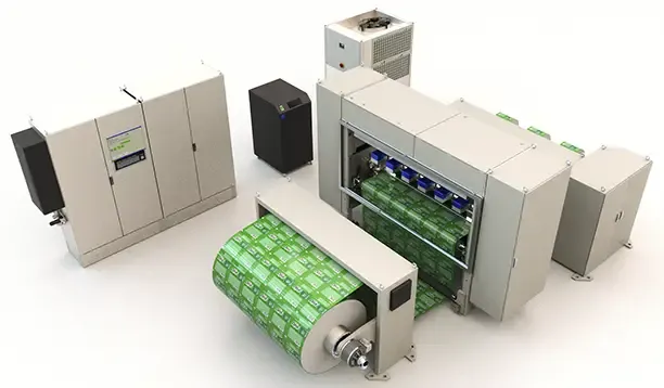 Laser Ritzsystem mit Wickler 
